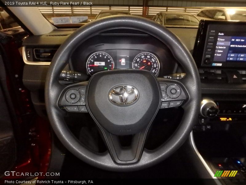 Ruby Flare Pearl / Black 2019 Toyota RAV4 XLE