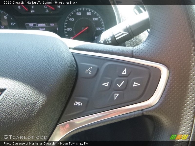 Summit White / Jet Black 2019 Chevrolet Malibu LT