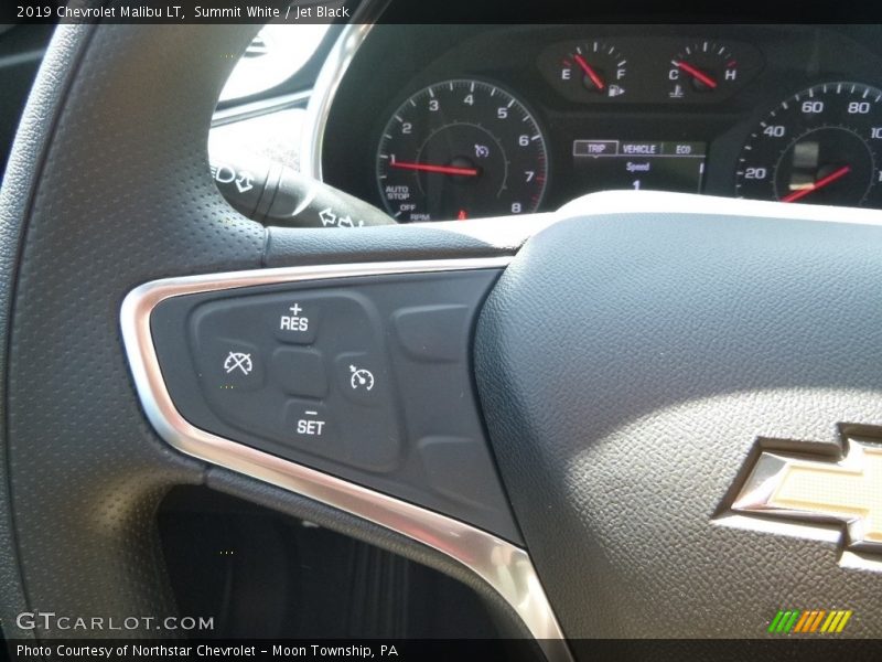 Summit White / Jet Black 2019 Chevrolet Malibu LT