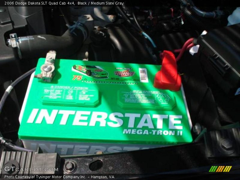 Black / Medium Slate Gray 2006 Dodge Dakota SLT Quad Cab 4x4