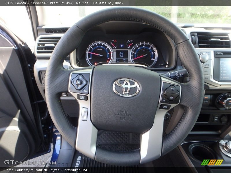 Nautical Blue Metallic / Black 2019 Toyota 4Runner SR5 Premium 4x4