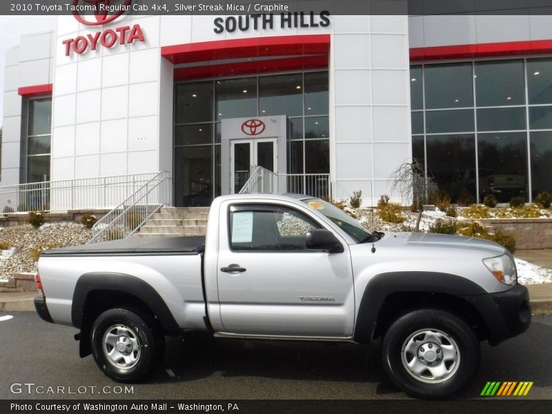 Silver Streak Mica / Graphite 2010 Toyota Tacoma Regular Cab 4x4