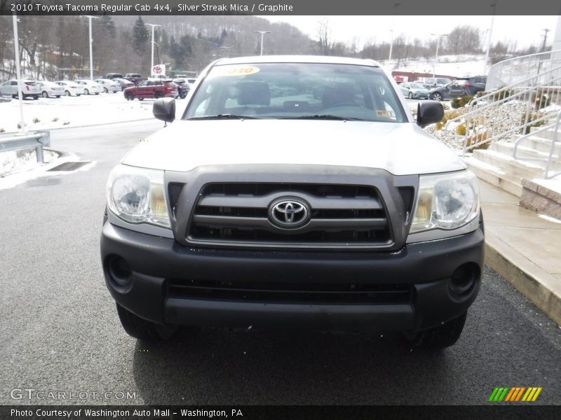 Silver Streak Mica / Graphite 2010 Toyota Tacoma Regular Cab 4x4