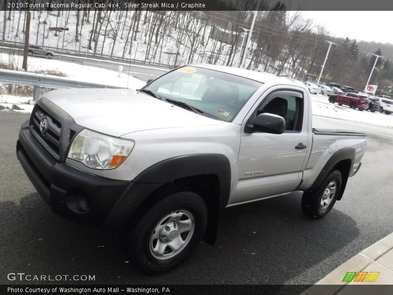 Silver Streak Mica / Graphite 2010 Toyota Tacoma Regular Cab 4x4