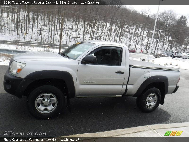 Silver Streak Mica / Graphite 2010 Toyota Tacoma Regular Cab 4x4