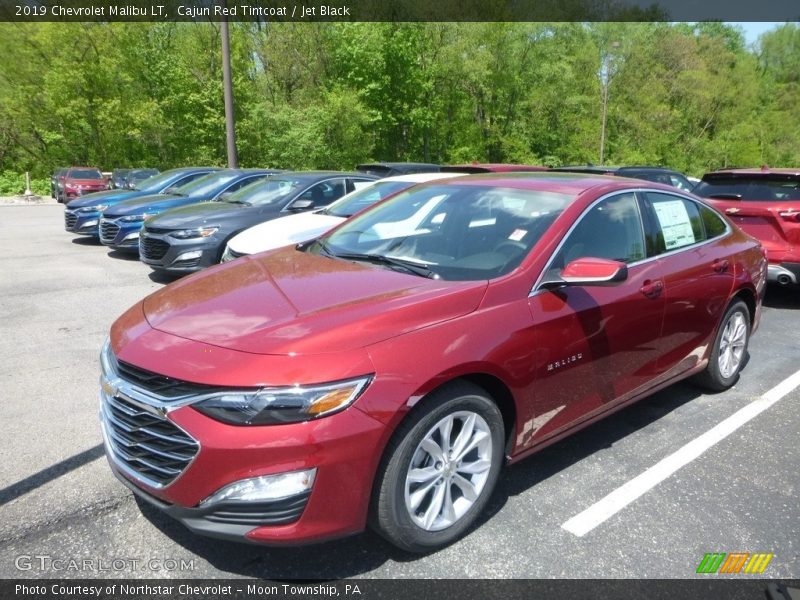 Cajun Red Tintcoat / Jet Black 2019 Chevrolet Malibu LT
