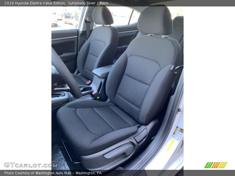 Symphony Silver / Black 2019 Hyundai Elantra Value Edition
