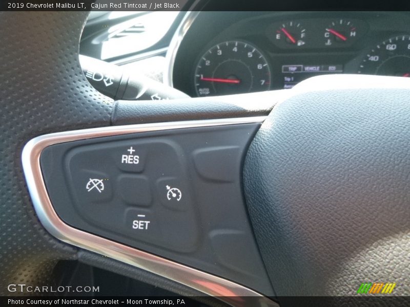 Cajun Red Tintcoat / Jet Black 2019 Chevrolet Malibu LT