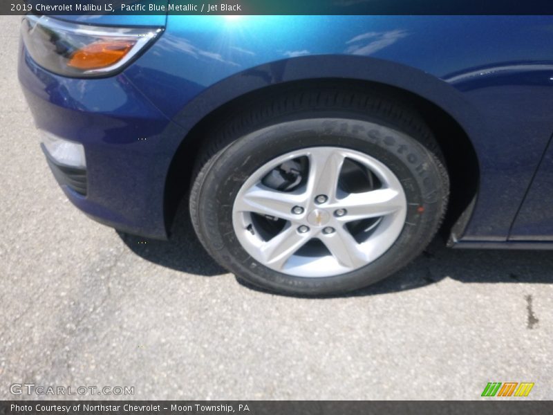 Pacific Blue Metallic / Jet Black 2019 Chevrolet Malibu LS