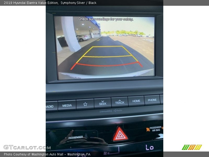 Symphony Silver / Black 2019 Hyundai Elantra Value Edition
