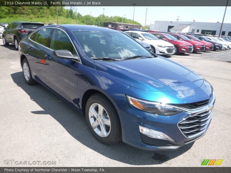Pacific Blue Metallic / Jet Black 2019 Chevrolet Malibu LS