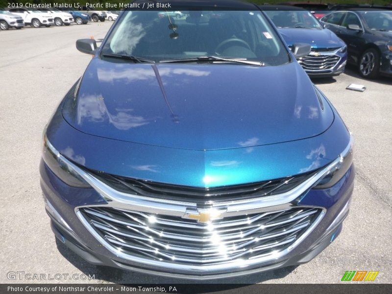 Pacific Blue Metallic / Jet Black 2019 Chevrolet Malibu LS