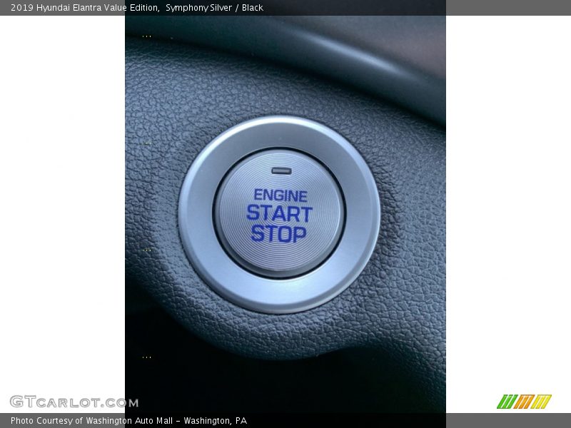 Symphony Silver / Black 2019 Hyundai Elantra Value Edition