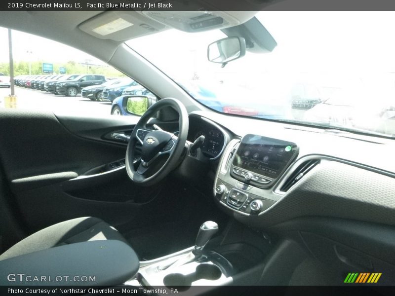 Pacific Blue Metallic / Jet Black 2019 Chevrolet Malibu LS