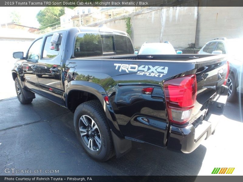 Midnight Black Metallic / Black 2019 Toyota Tacoma TRD Sport Double Cab 4x4