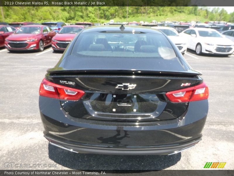Mosaic Black Metallic / Jet Black 2019 Chevrolet Malibu RS