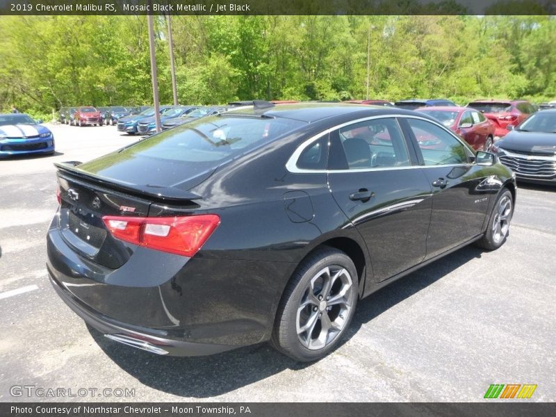 Mosaic Black Metallic / Jet Black 2019 Chevrolet Malibu RS
