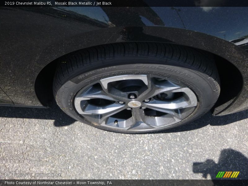 Mosaic Black Metallic / Jet Black 2019 Chevrolet Malibu RS
