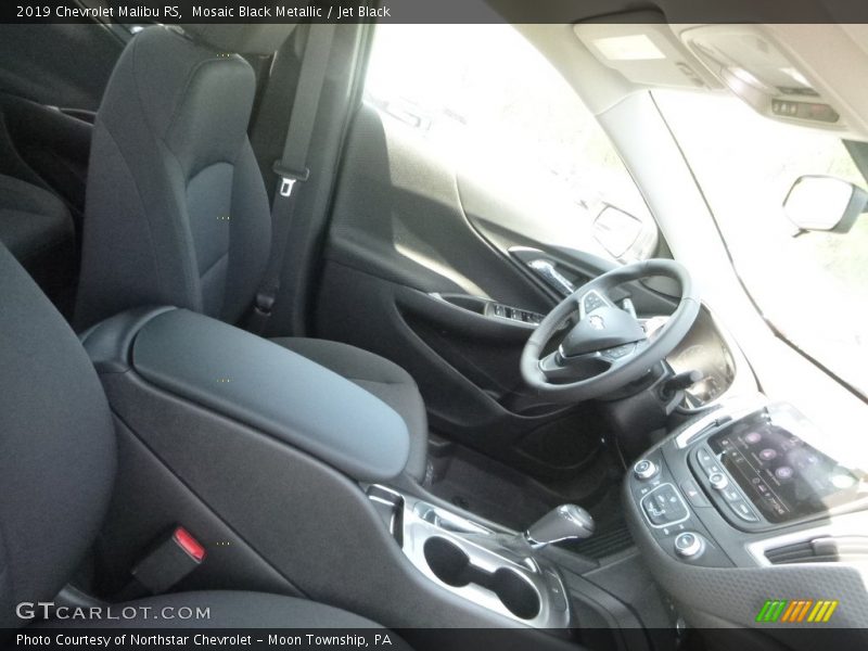 Mosaic Black Metallic / Jet Black 2019 Chevrolet Malibu RS
