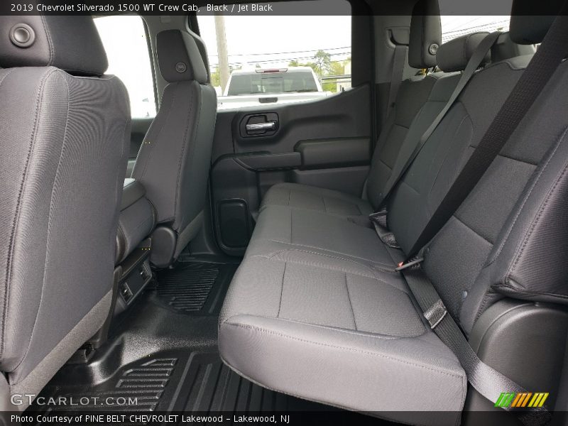 Rear Seat of 2019 Silverado 1500 WT Crew Cab