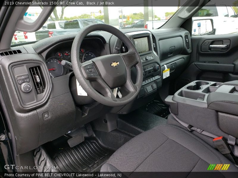  2019 Silverado 1500 WT Crew Cab Jet Black Interior