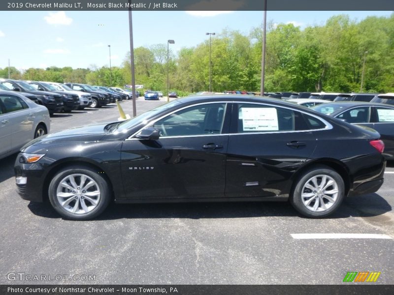 Mosaic Black Metallic / Jet Black 2019 Chevrolet Malibu LT