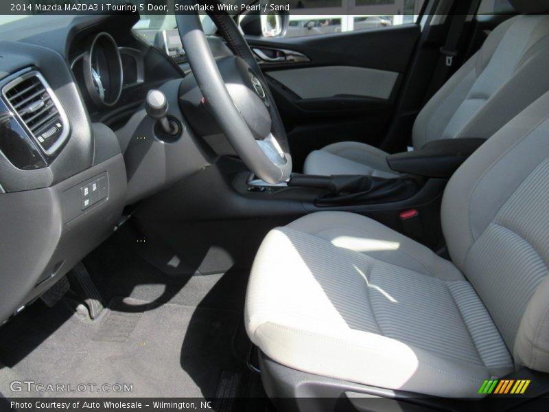 Snowflake White Pearl / Sand 2014 Mazda MAZDA3 i Touring 5 Door