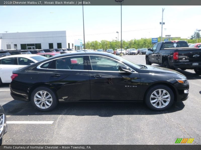 Mosaic Black Metallic / Jet Black 2019 Chevrolet Malibu LT