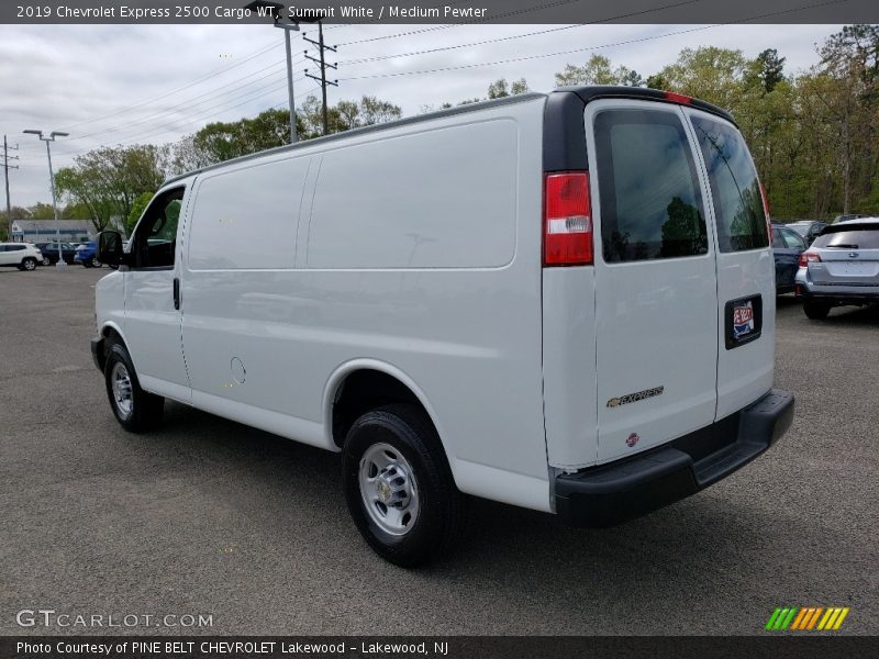 Summit White / Medium Pewter 2019 Chevrolet Express 2500 Cargo WT