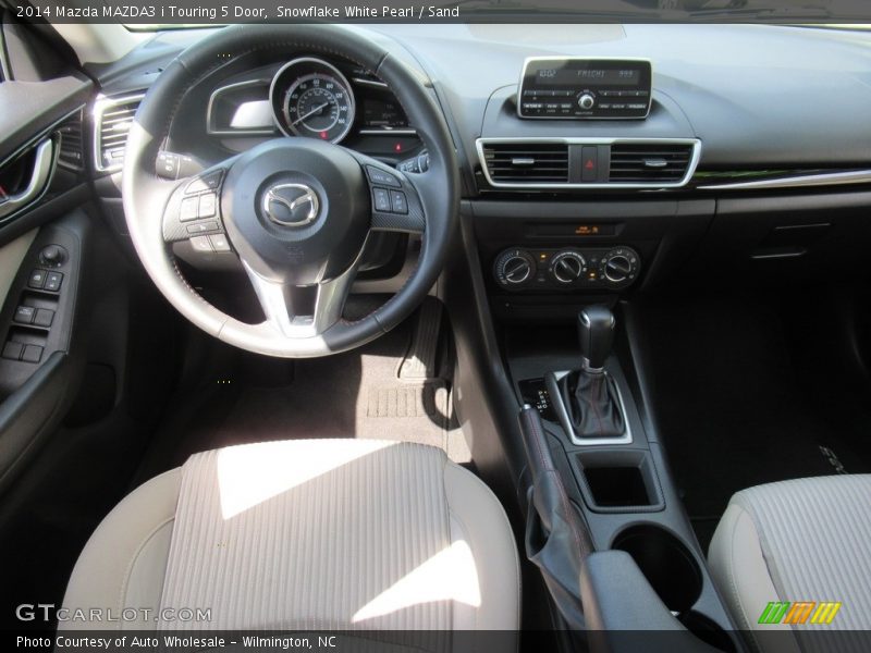 Snowflake White Pearl / Sand 2014 Mazda MAZDA3 i Touring 5 Door