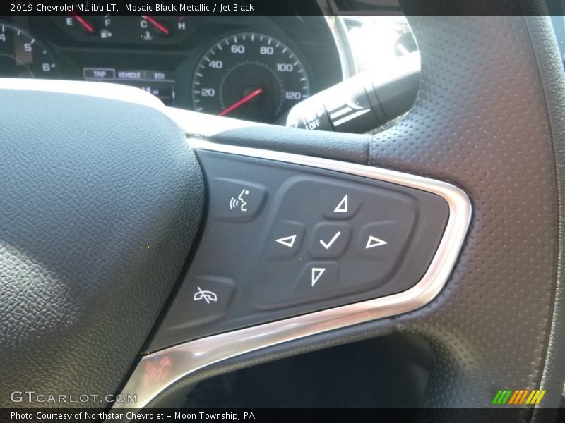 Mosaic Black Metallic / Jet Black 2019 Chevrolet Malibu LT