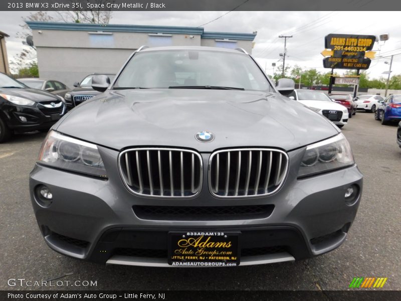 Space Gray Metallic / Black 2013 BMW X3 xDrive 35i