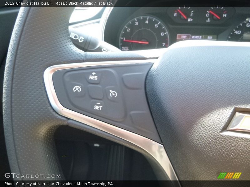 Mosaic Black Metallic / Jet Black 2019 Chevrolet Malibu LT