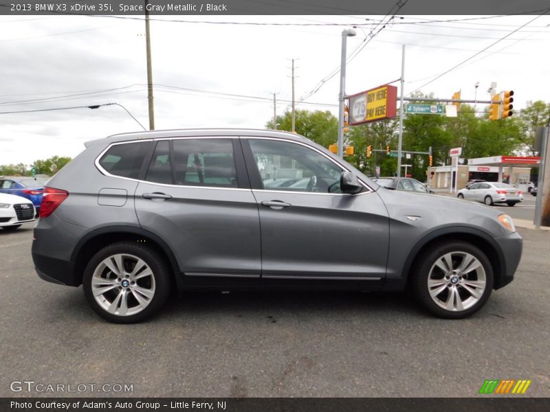 Space Gray Metallic / Black 2013 BMW X3 xDrive 35i
