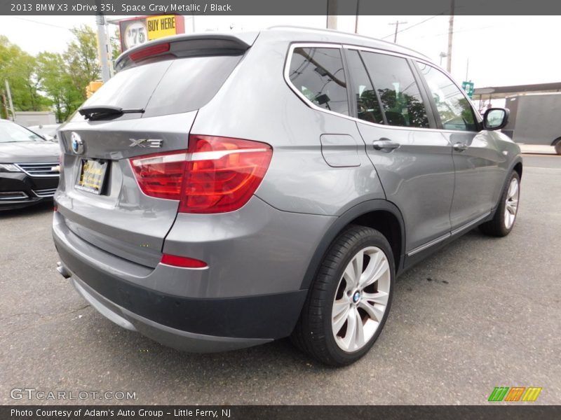 Space Gray Metallic / Black 2013 BMW X3 xDrive 35i