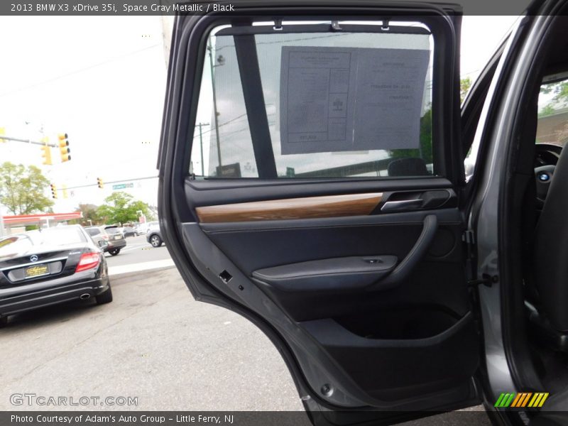 Space Gray Metallic / Black 2013 BMW X3 xDrive 35i
