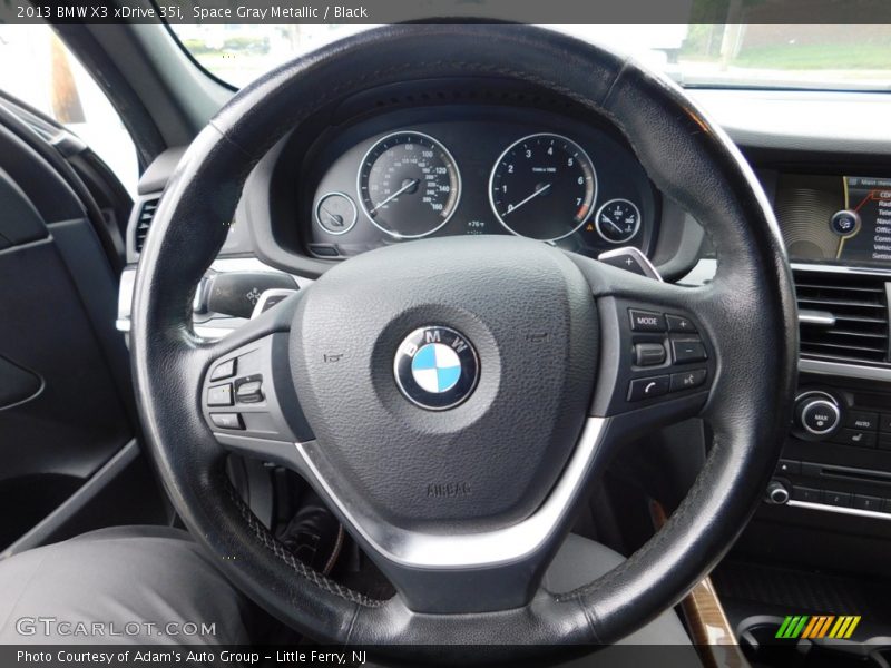 Space Gray Metallic / Black 2013 BMW X3 xDrive 35i