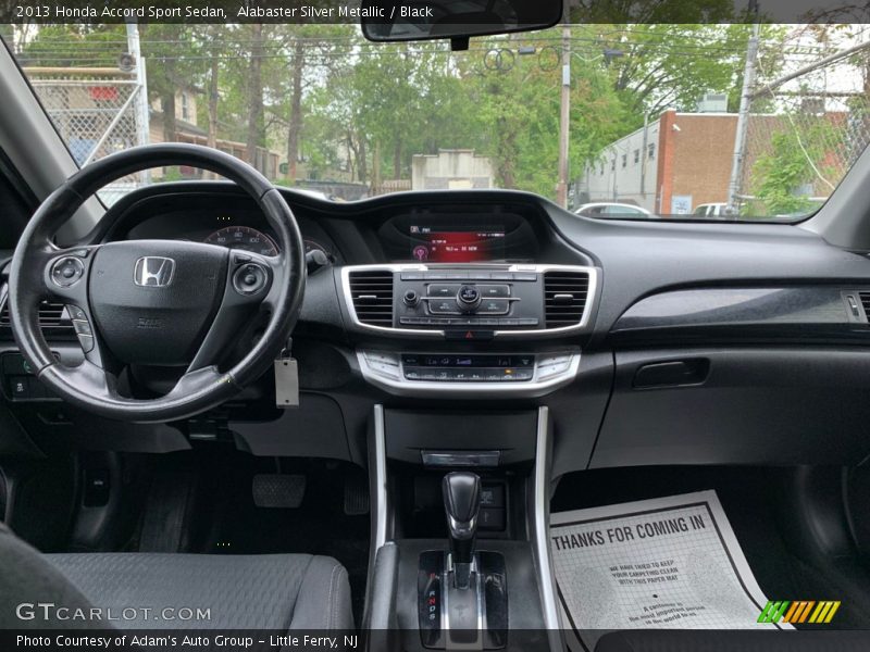 Alabaster Silver Metallic / Black 2013 Honda Accord Sport Sedan