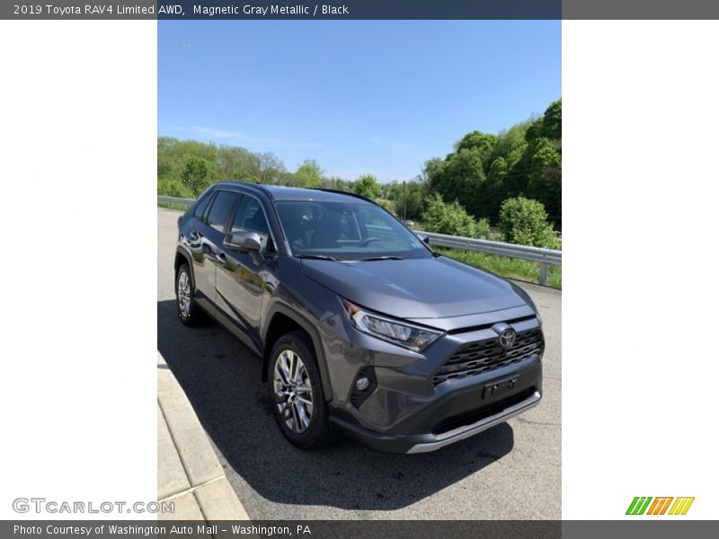 Magnetic Gray Metallic / Black 2019 Toyota RAV4 Limited AWD