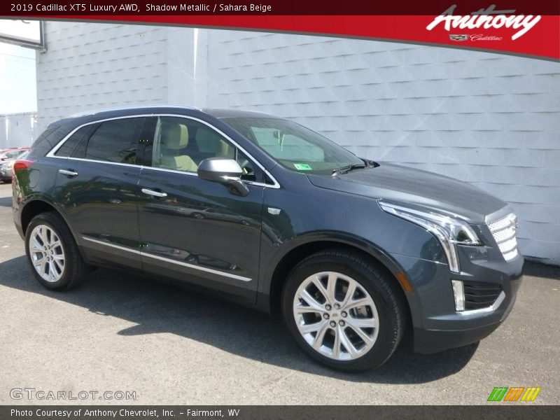 Shadow Metallic / Sahara Beige 2019 Cadillac XT5 Luxury AWD