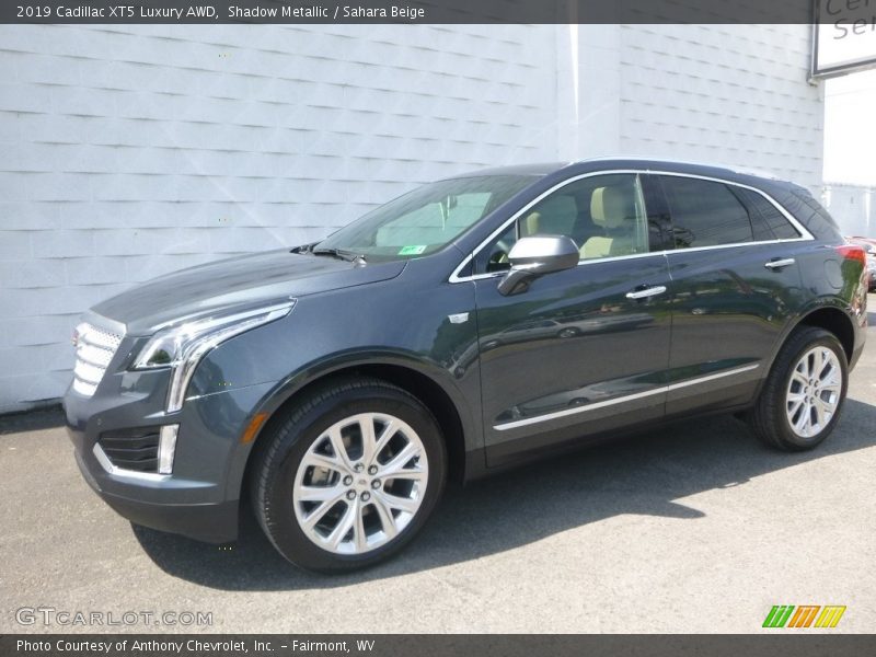Shadow Metallic / Sahara Beige 2019 Cadillac XT5 Luxury AWD