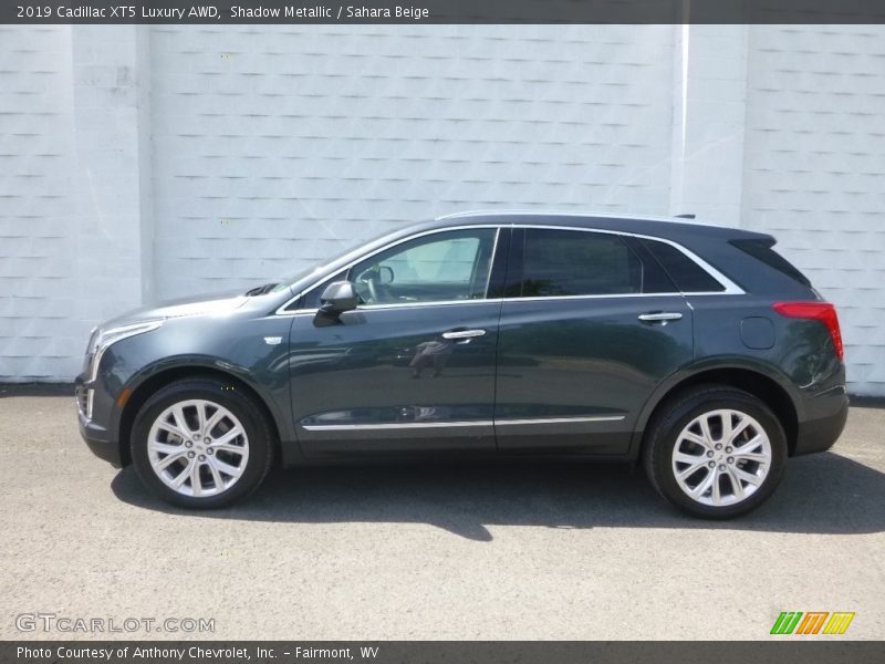 Shadow Metallic / Sahara Beige 2019 Cadillac XT5 Luxury AWD