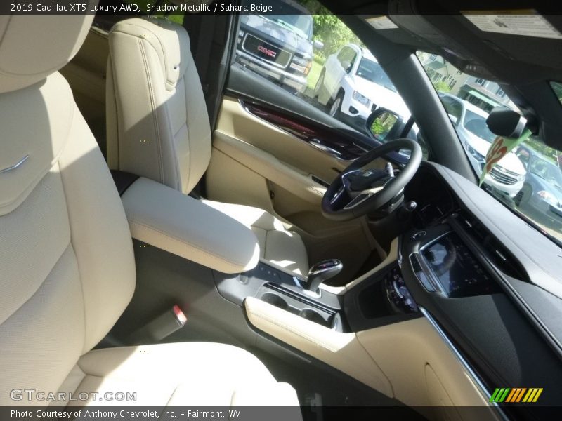 Shadow Metallic / Sahara Beige 2019 Cadillac XT5 Luxury AWD