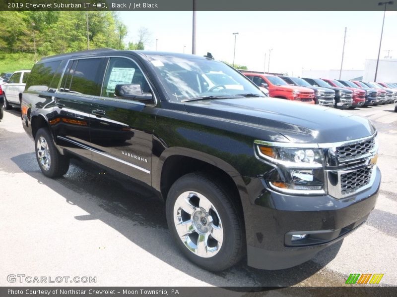 Black / Jet Black 2019 Chevrolet Suburban LT 4WD