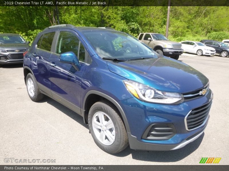 Pacific Blue Metallic / Jet Black 2019 Chevrolet Trax LT AWD