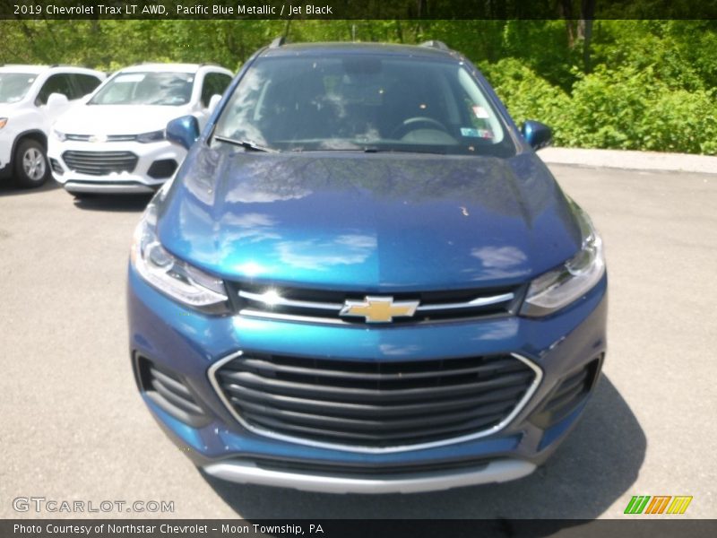 Pacific Blue Metallic / Jet Black 2019 Chevrolet Trax LT AWD