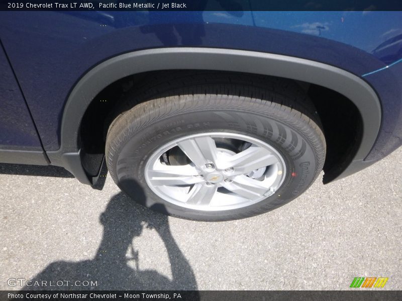 Pacific Blue Metallic / Jet Black 2019 Chevrolet Trax LT AWD