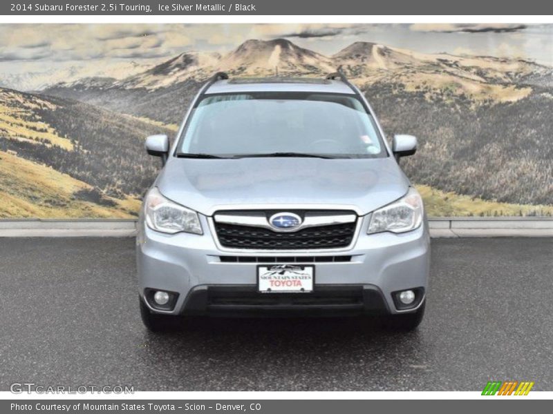 Ice Silver Metallic / Black 2014 Subaru Forester 2.5i Touring