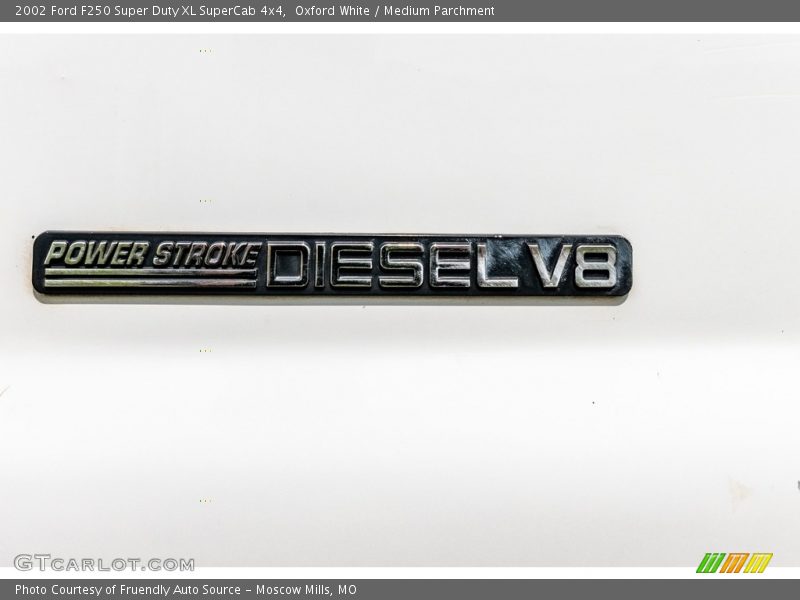 Oxford White / Medium Parchment 2002 Ford F250 Super Duty XL SuperCab 4x4