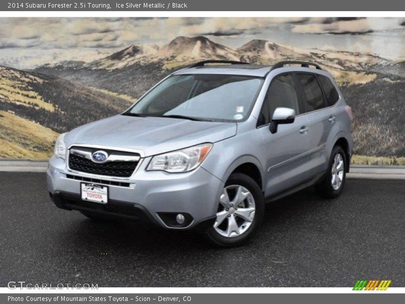 Ice Silver Metallic / Black 2014 Subaru Forester 2.5i Touring